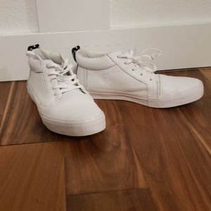 NWOB Tom's High Tops White Leather